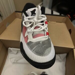 Nike Kids Black, White, and Pink Sneakers